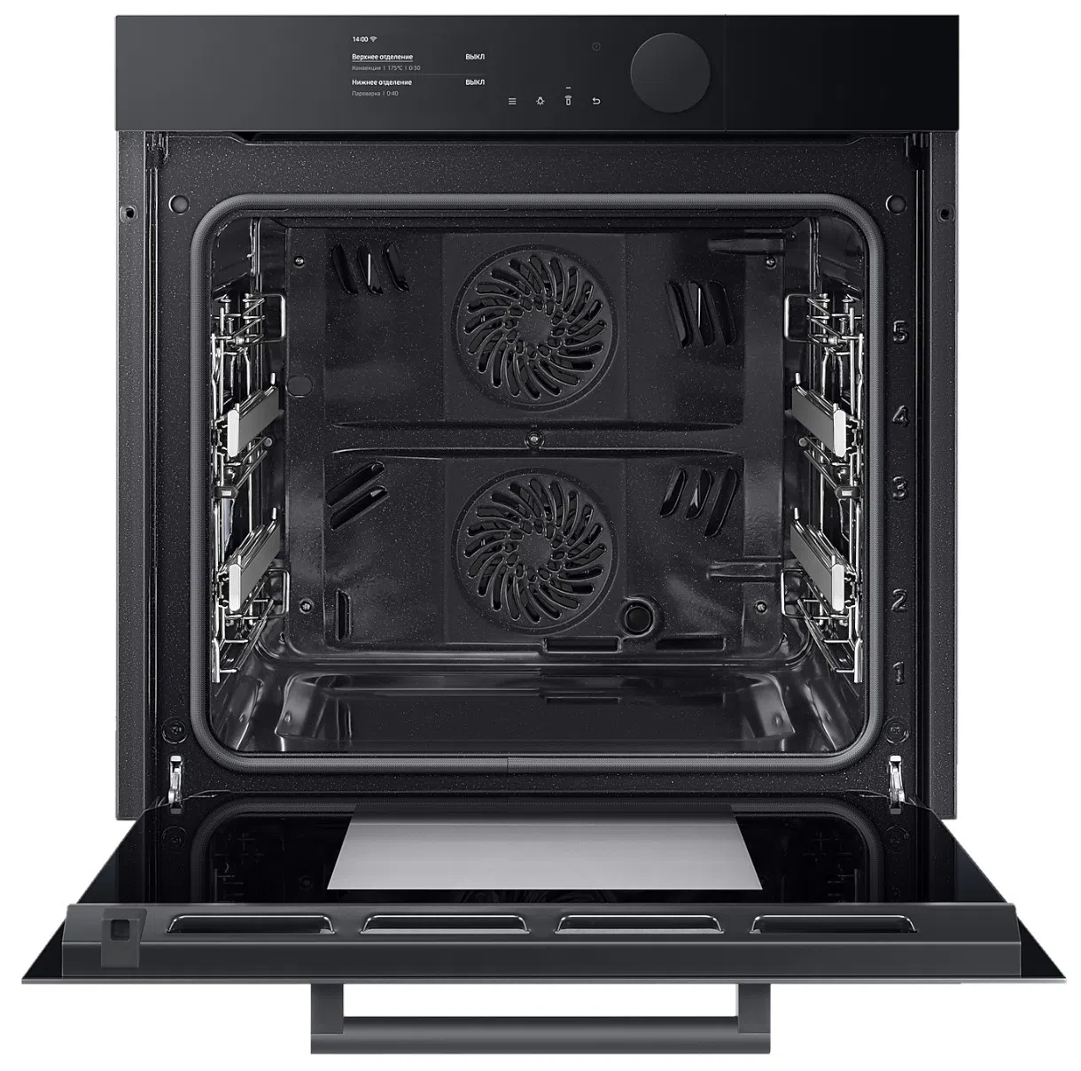 Электрический духовой шкаф Samsung NV75T9979CD/WT, Black 2