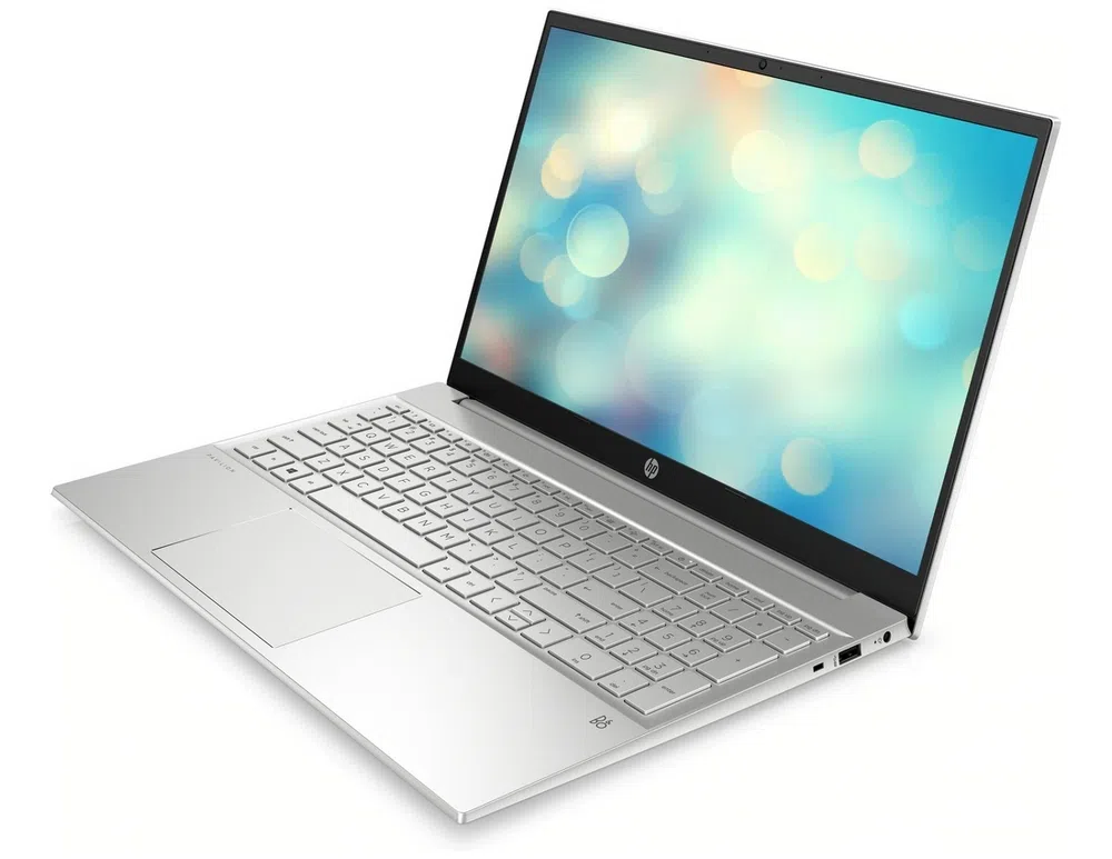 Laptop 15,6" HP Pavilion 15-eh1023ur, Natural Silver, AMD Ryzen 5 5500U, 8GB/512GB, FreeDOS 2