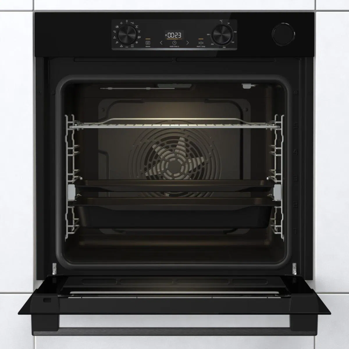 Электрический духовой шкаф Gorenje BSA6737E15BG, Черный 2