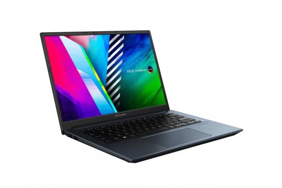 Laptop 14" ASUS Vivobook Pro 14 OLED M3401QA, Quiet Blue, AMD Ryzen 5 5600H, 8GB/256GB, Fără SO 4