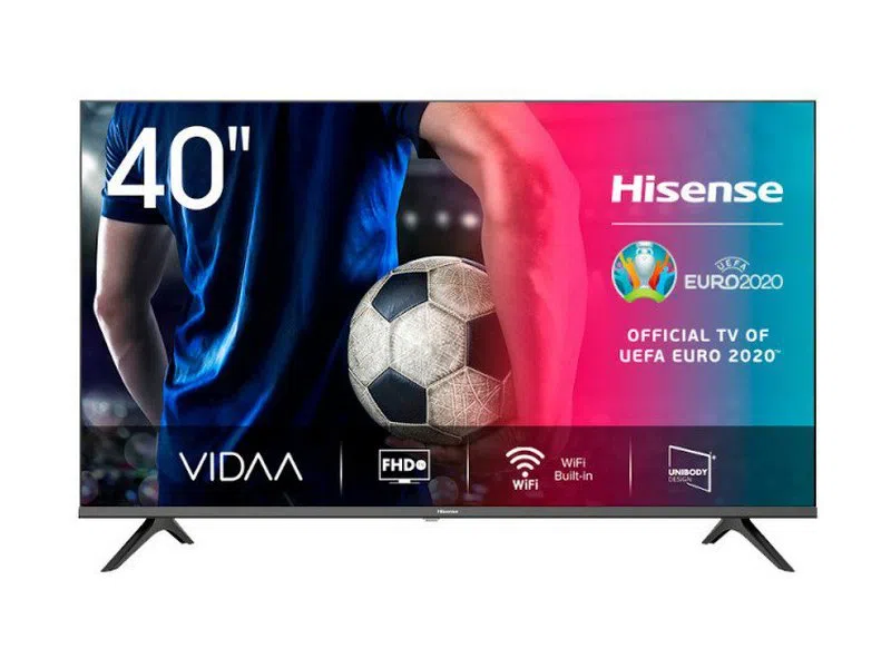 40" LED SMART Телевизор Hisense 40A5600F, 1920 x 1080, VIDAA U OS, Чёрный