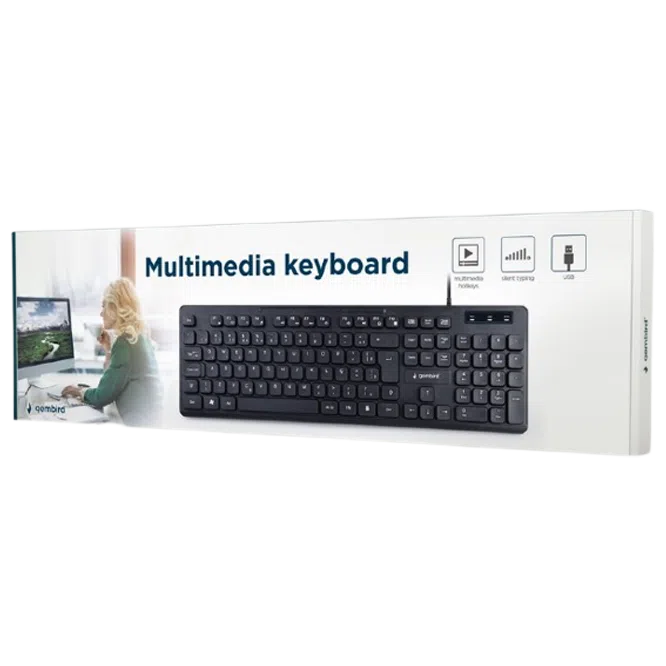 Клавиатура Gembird KB-MCH-04, Черный 2