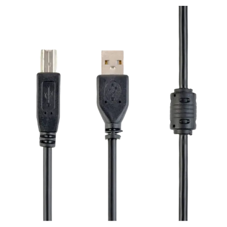 Cablu Cablexpert CCFB-USB2-AMBM-3M, USB-A to USB-B, 3 m, Negru 2
