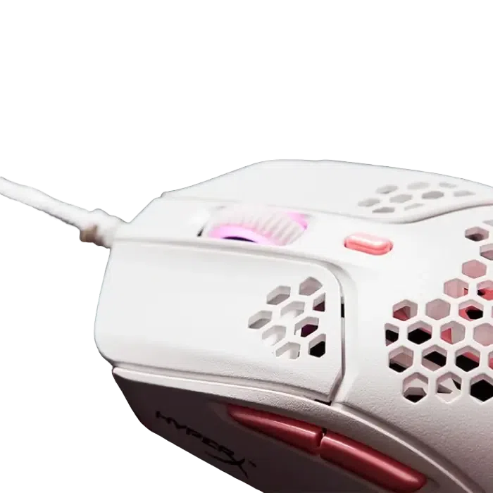 Gaming Mouse HyperX Pulsefire Haste, Alb/Roz 2