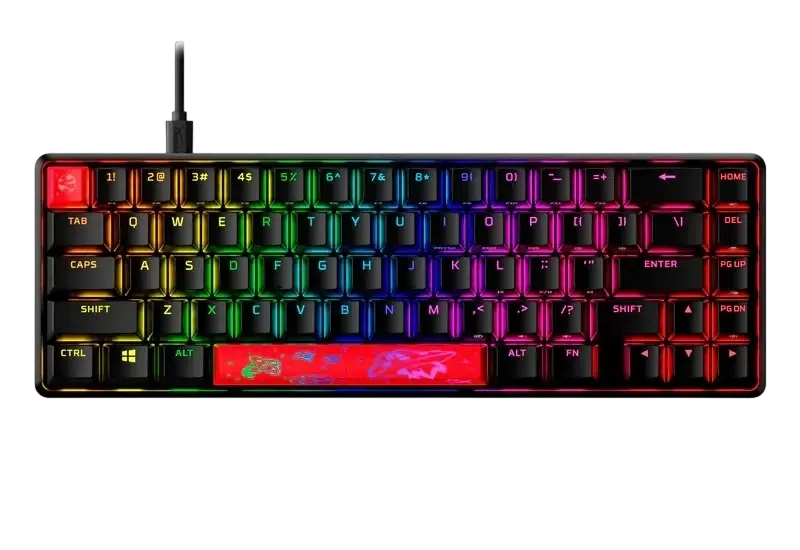 Клавиатура HyperX Alloy Origins 65, Чёрный 4