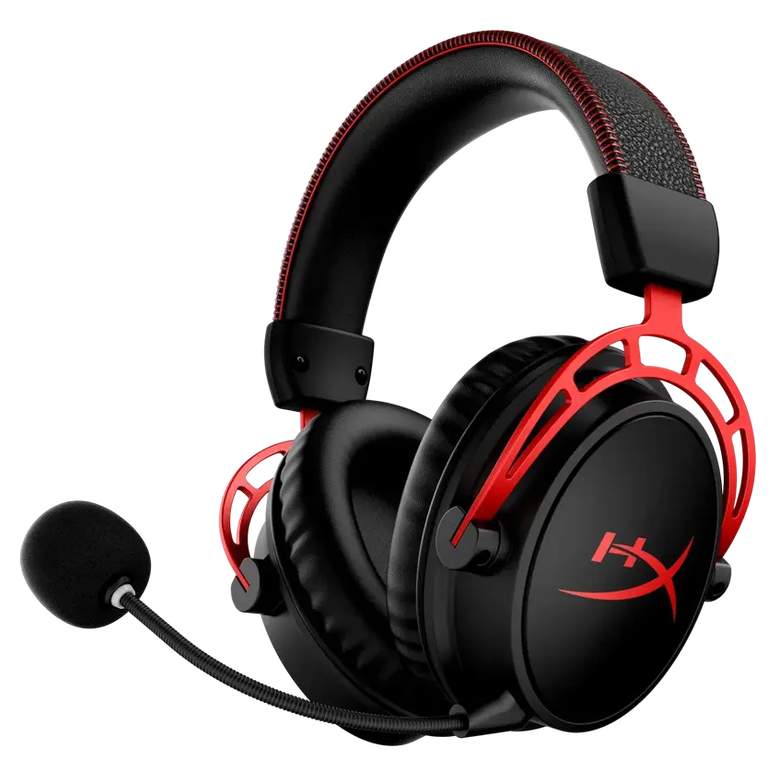 Căști HyperX Cloud Alpha, Fără fir, Negru/Roșu 2