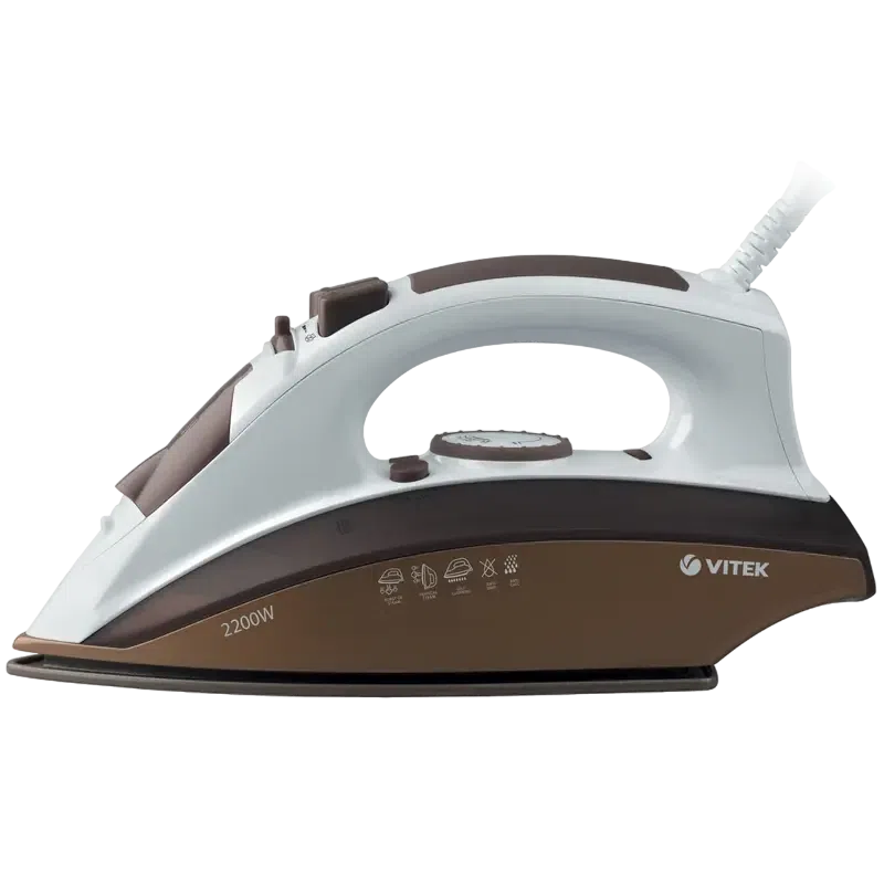 Утюг VITEK VT-1201, Коричневый 3