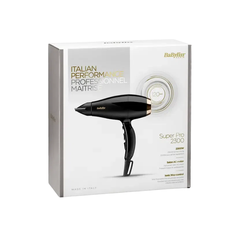 Фен BaByliss 6714E, Чёрный 4
