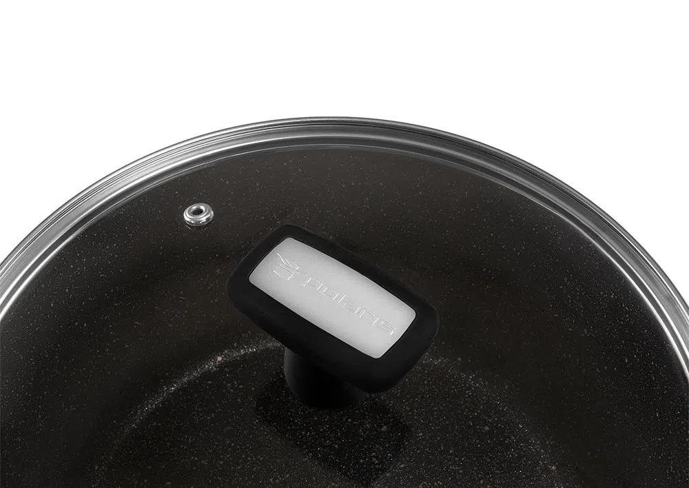 Кастрюля Polaris Monolit-24C, 4л, 24см, Чёрный 6