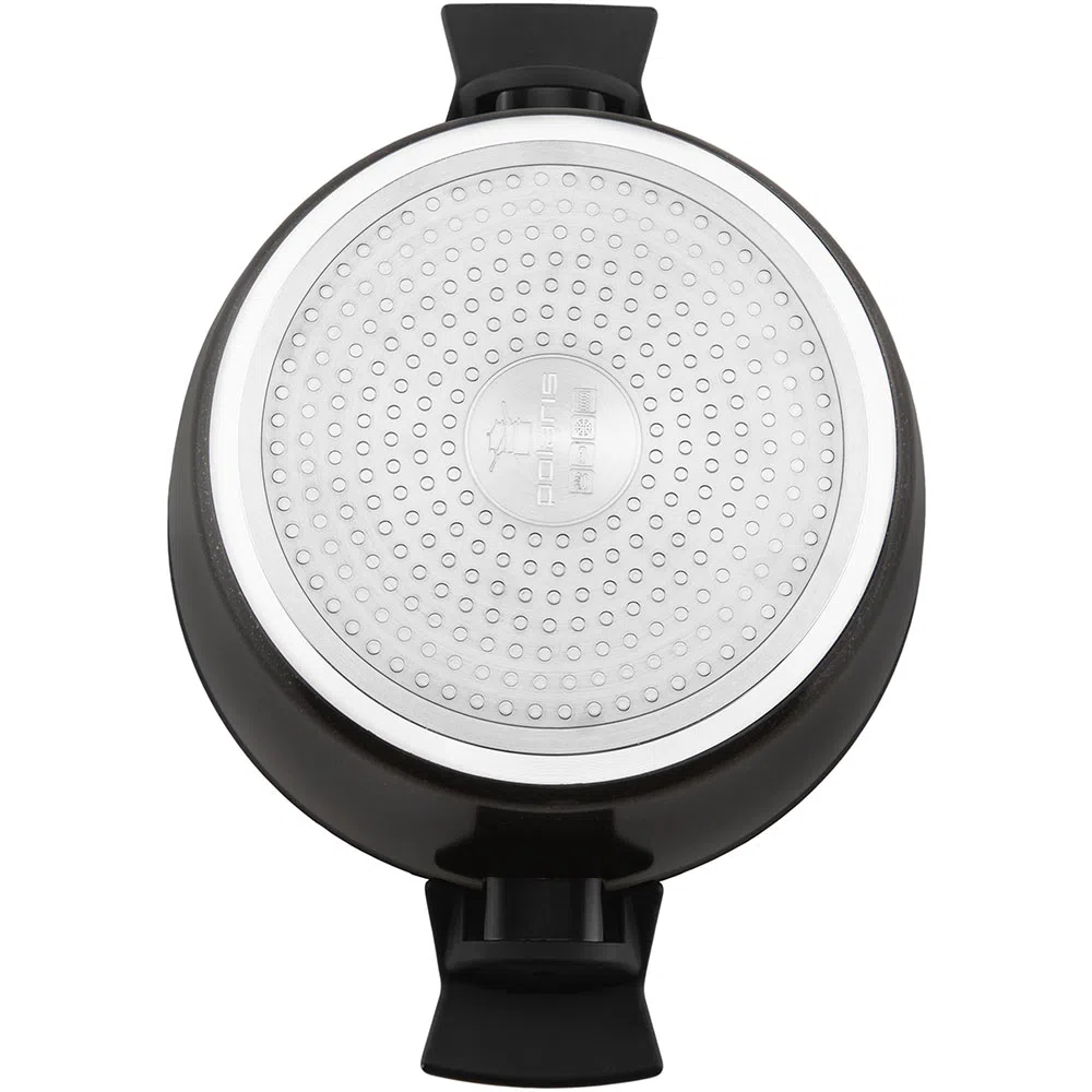 Кастрюля Polaris Monolit-24C, 4л, 24см, Чёрный 4
