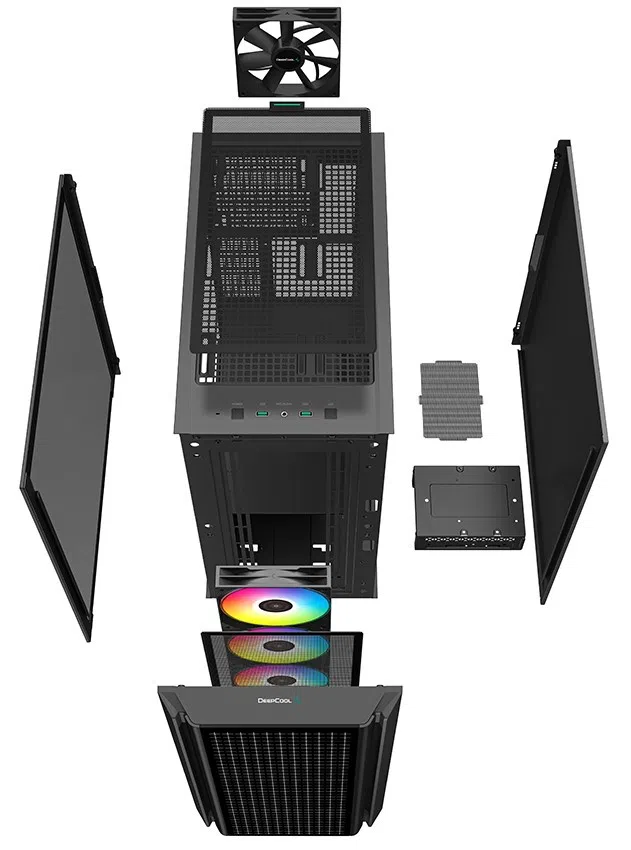 Корпус Deepcool CG540 Black 9