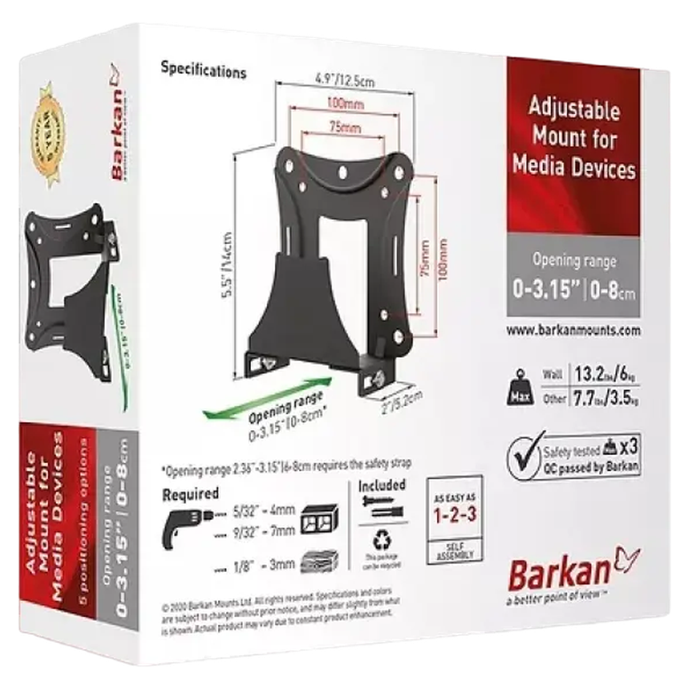 Кронштейн для телевизора BARKAN BM80, Черный 2
