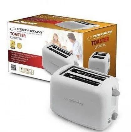 Тостер Esperanza Ciabatta (EKT002) White 2