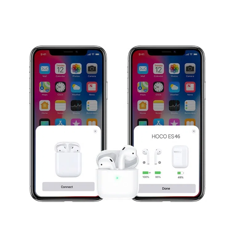 Беспроводные наушники HOCO EW03 Plus True wireless BT headset White 7