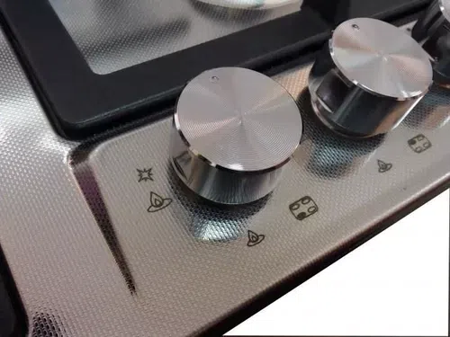 Встраиваемая поверхность газовая Tornado TEXTUR 6041 Iron IX, Silver 2
