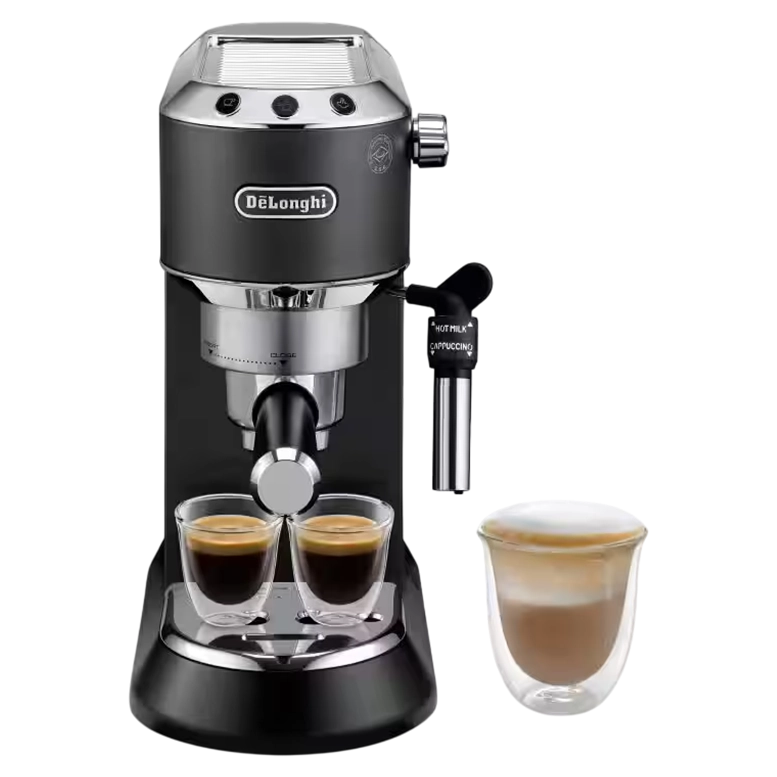 Espressor manual DeLonghi EC685.BK Dedica Style, Black