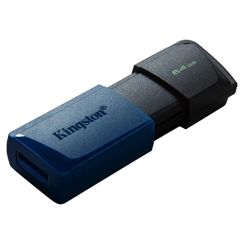 Флеш-накопитель Kingston DataTraveler Exodia M, 64Гб, Черный/Синий