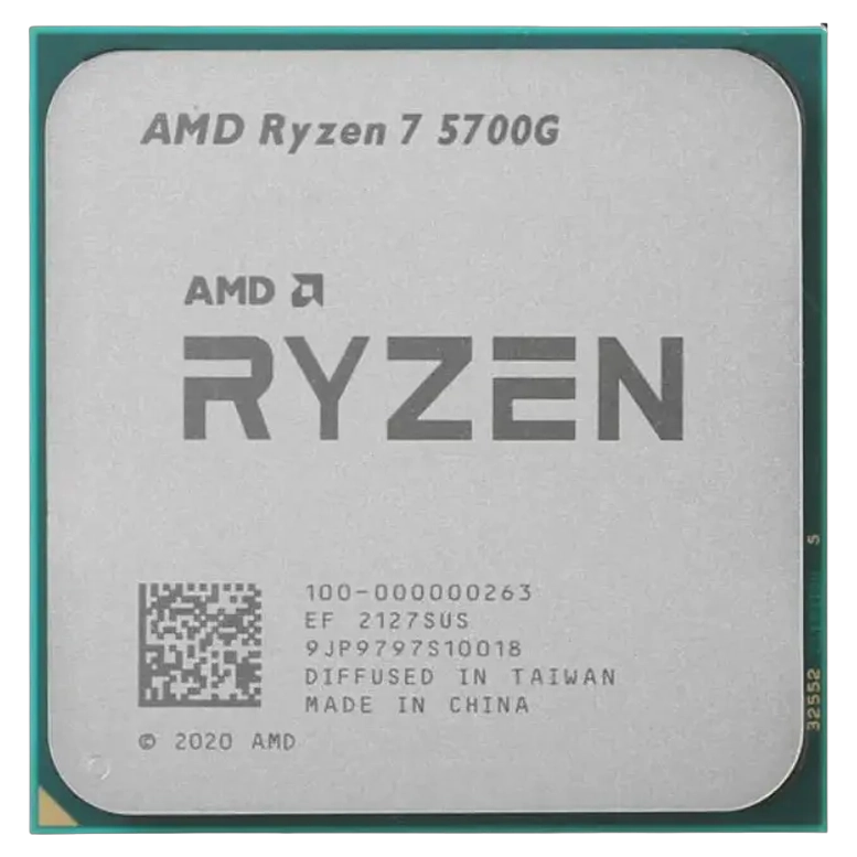 Процессор AMD Ryzen 7 5700G Tray, Silver