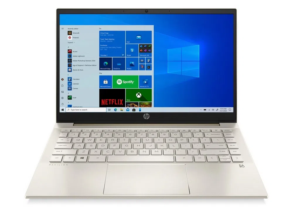 Laptop 14" HP Pavilion 14-ec0040ur, Warm Gold, AMD Ryzen 5 5500U, 8GB/512GB, FreeDOS