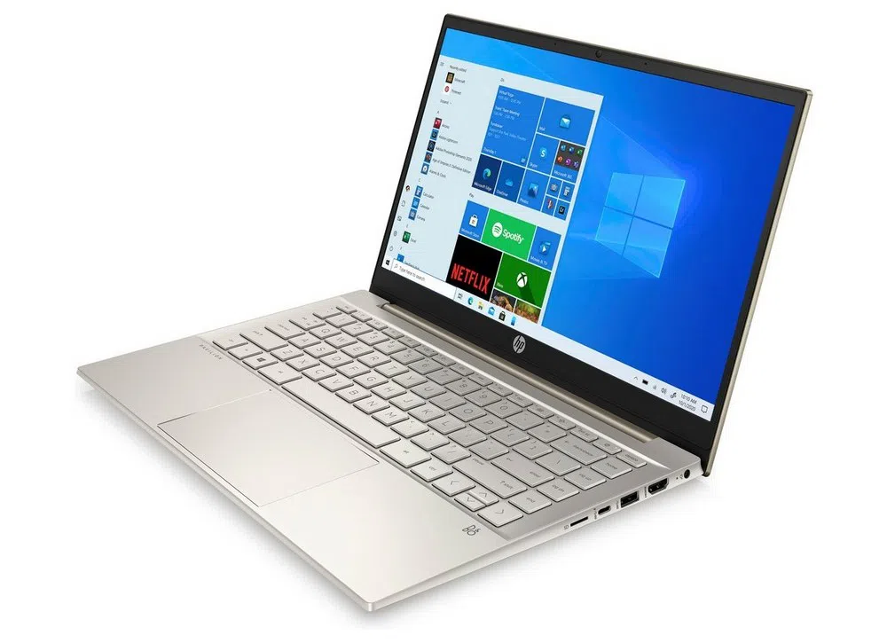 Laptop 14" HP Pavilion 14-ec0040ur, Warm Gold, AMD Ryzen 5 5500U, 8GB/512GB, FreeDOS 2