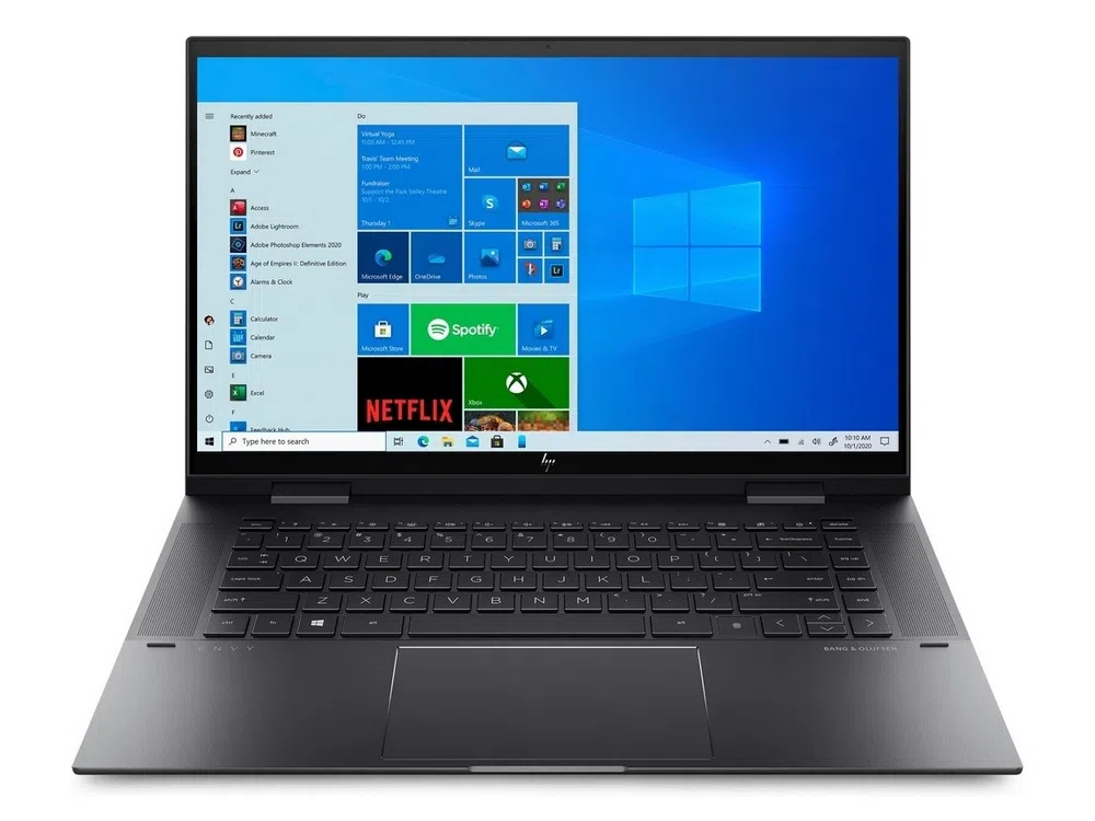 Ноутбук 15,6" HP ENVY x360 15-eu0009ur, Nightfall Black, AMD Ryzen 7 5700U, 16ГБ/512Гб, Windows 10 Home 64-bit, Russian