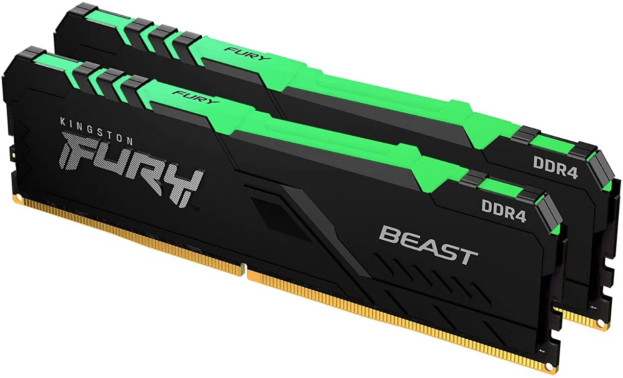 Memorie Kingston Fury Beast 32Gb DDR4-3200MHz Kit (KF432C16BBAK2/32)