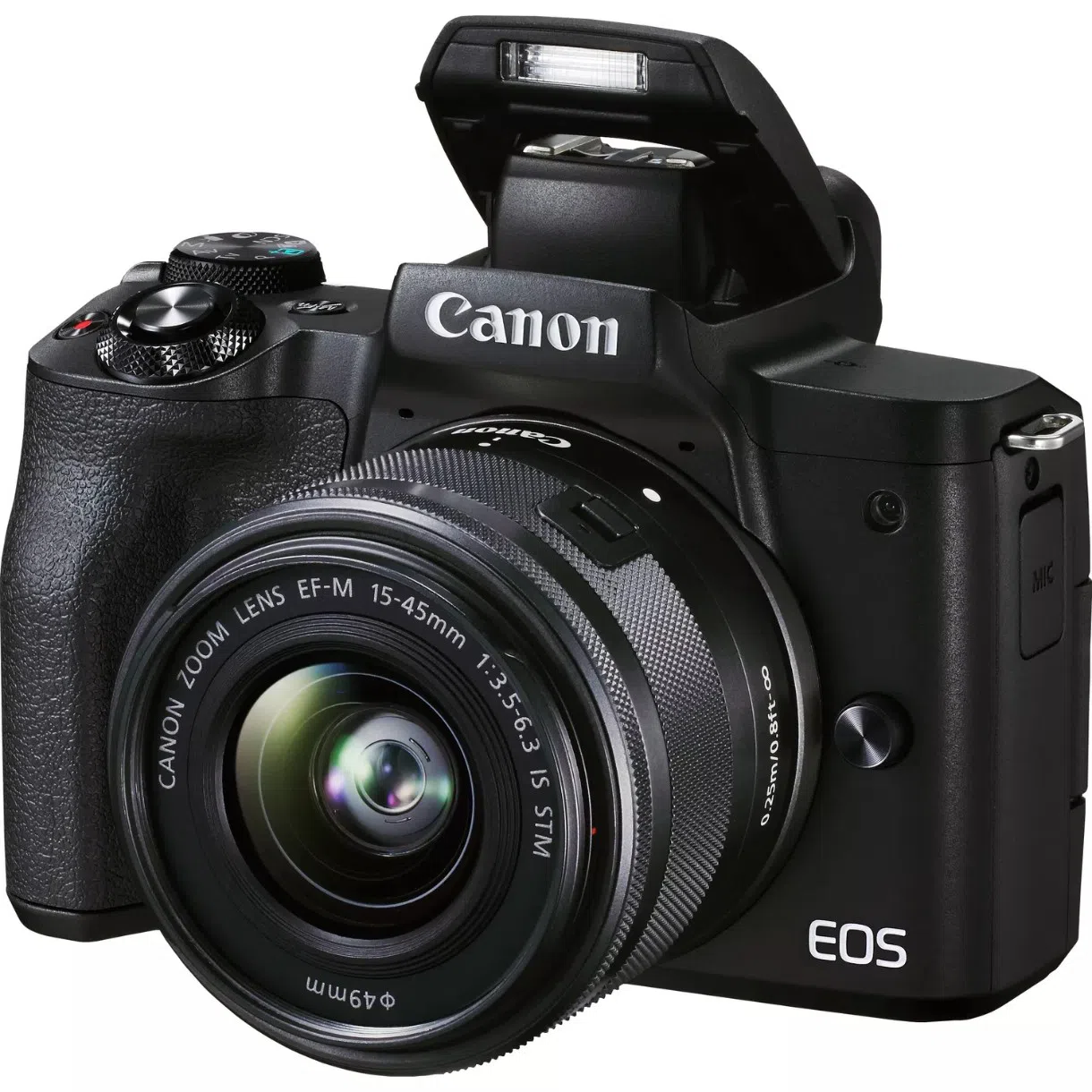 Системный фотоаппарат Canon EOS M50 Mark II + 15-45 f/3.5-6.3 IS STM Black 2