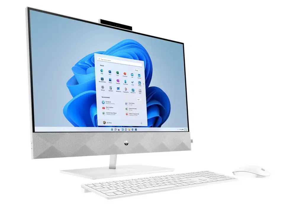 HP AIO Pavilion 27 Silver (27" FHD IPS Ryzen 7 5700U 1.8-4.3GHz, 16GB, 512GB, FreeDOS) 3