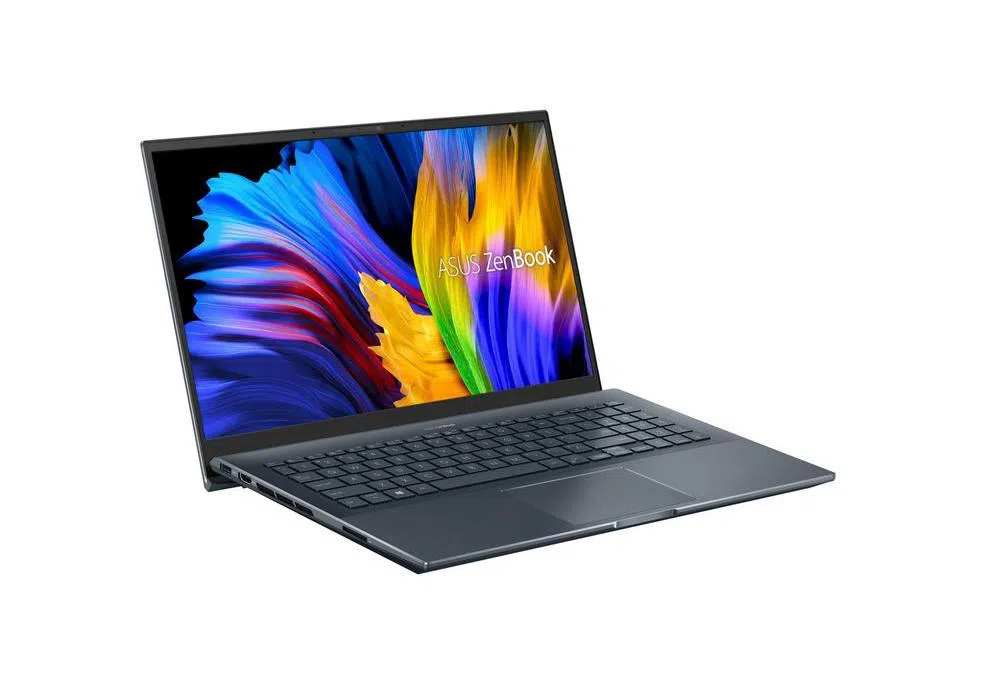 Laptop 15,6" ASUS Zenbook Pro 15 UM535QA, Pine Grey, AMD Ryzen 7 5800H, 16GB/512GB, Fără SO 5