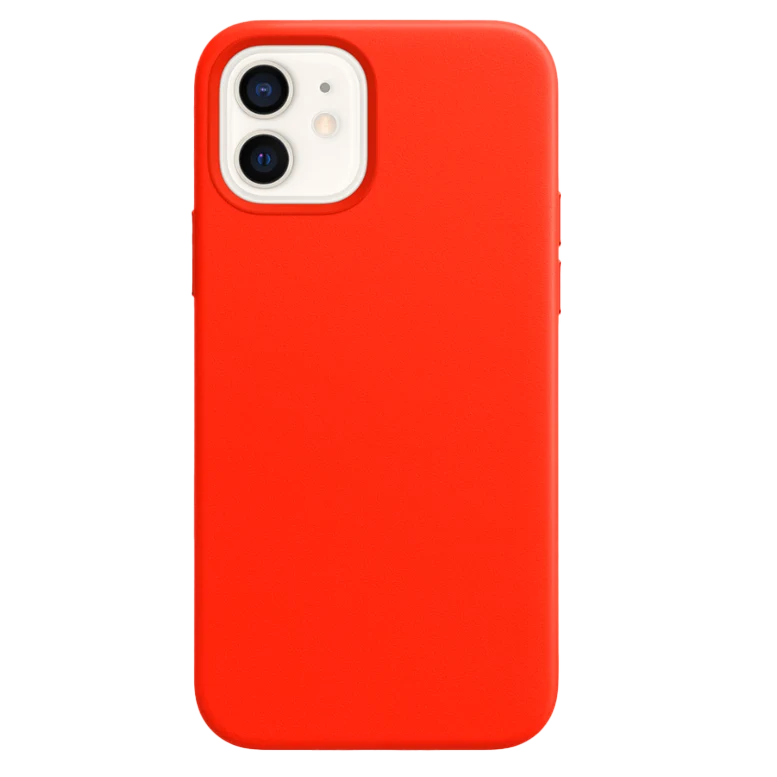 Leather Case Magsafe Red for iPhone 12/12 Pro/12 Pro Max