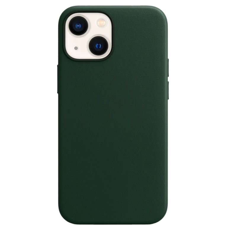 Leather Case Magsafe Dark Green for iPhone 12/12 Pro/12 Pro Max
