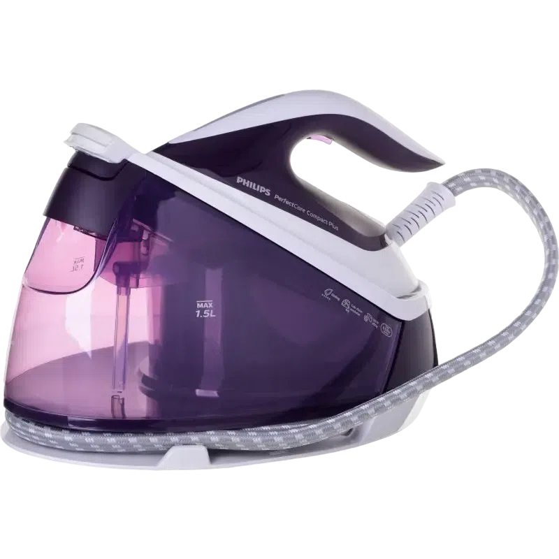 Fier de călcat cu generator de abur Philips GC7933/30, Violet 4