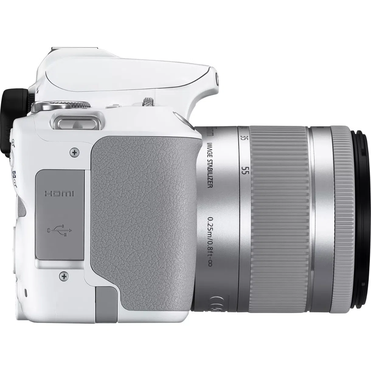 Aparat foto DSLR Canon EOS 250D 18-55 f/3.5-5.6 IS STM White 4