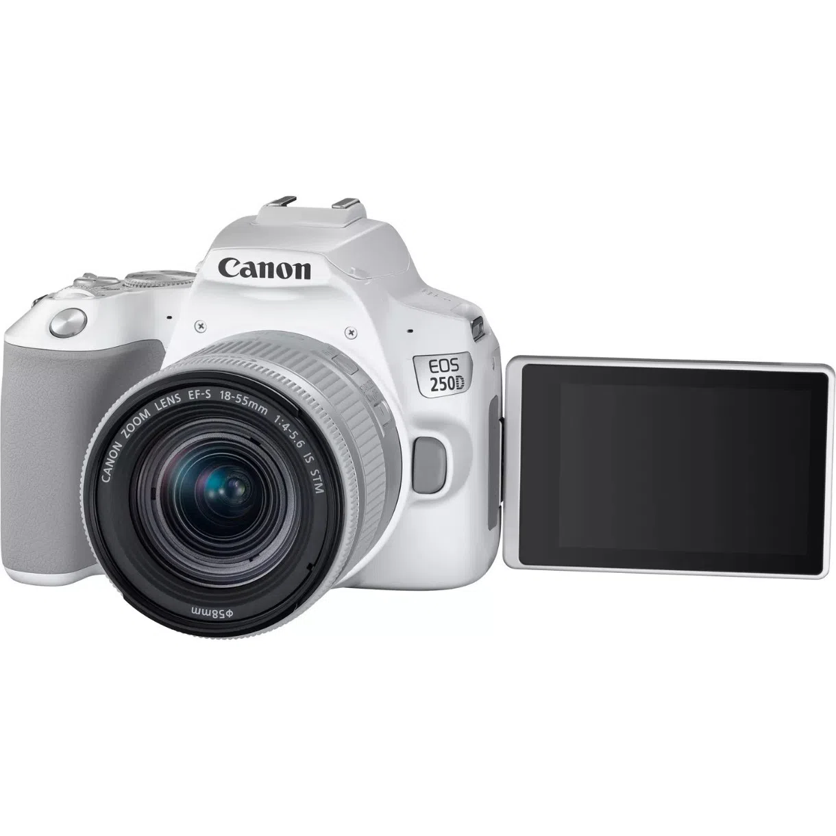 Aparat foto DSLR Canon EOS 250D 18-55 f/3.5-5.6 IS STM White 2