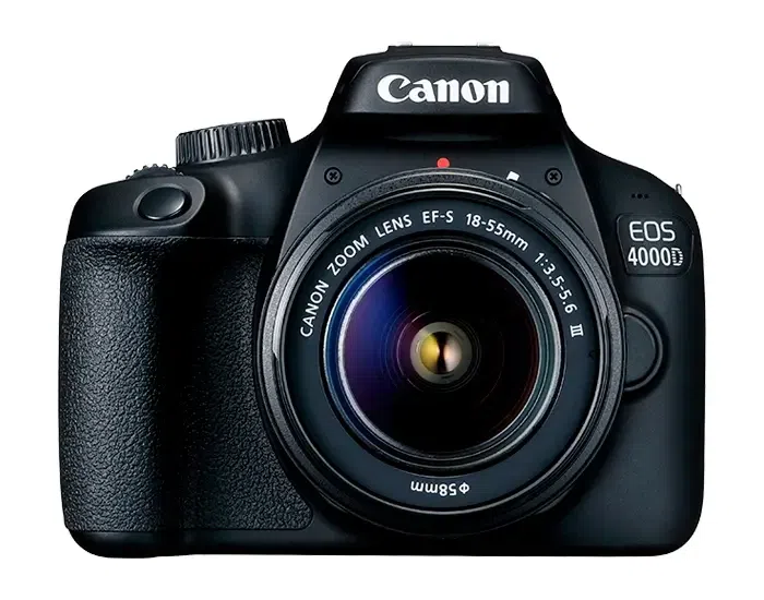 Зеркальный фотоаппарат Canon EOS 4000D & EF-S 18-55mm III + SB130 + 16GB, Чёрный