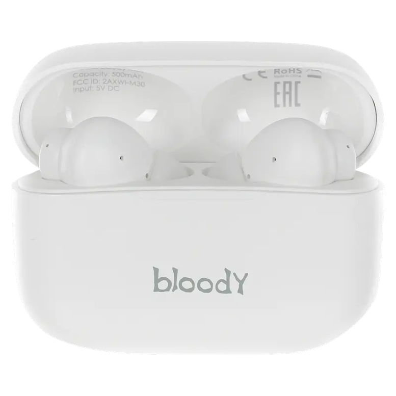 Наушники Bloody M30, Беспроводные, Белый 4