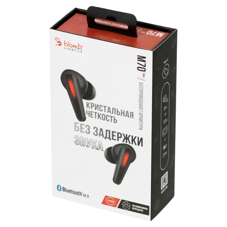 Наушники Bloody M70 Black/Red 13