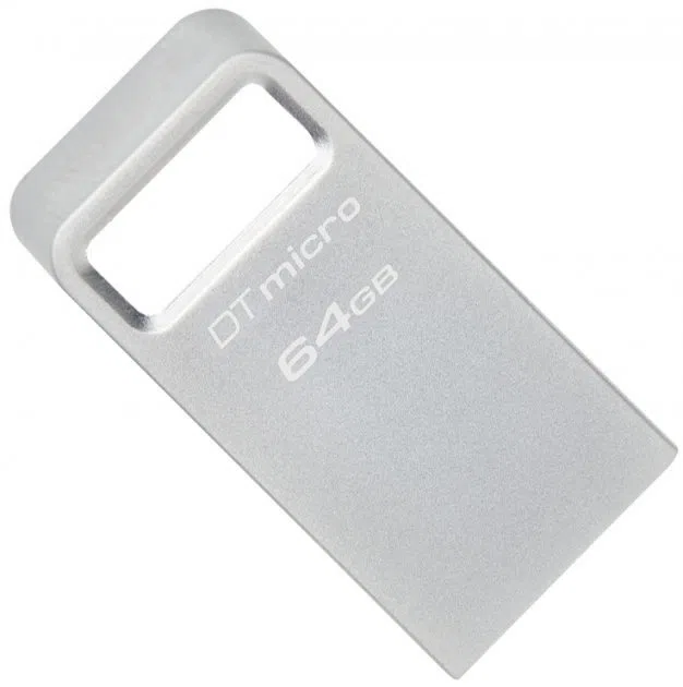 Флеш-накопитель Kingston DataTraveler Micro G2, 64Гб, Серебристый 2