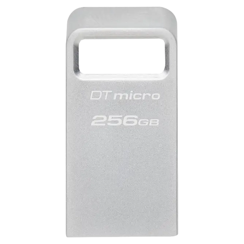 Флеш-накопитель Kingston DataTraveler Micro G2, 256Гб, Серебристый