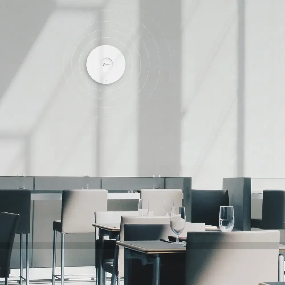 Wi-Fi 6 Dual Band Access Point TP-LINK "EAP653", 2976Mbps, MU-MIMO, Gbit Port, Omada Mesh, PoE+ 4