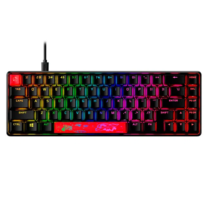 Клавиатура HyperX Alloy Origins 65 TLK, Проводная, Черный 2