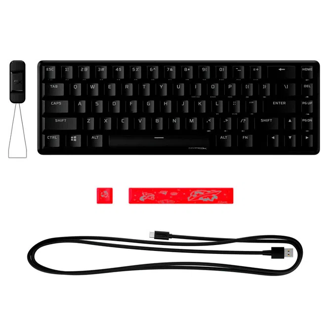 Клавиатура HyperX Alloy Origins 65 TLK, Проводная, Черный 5
