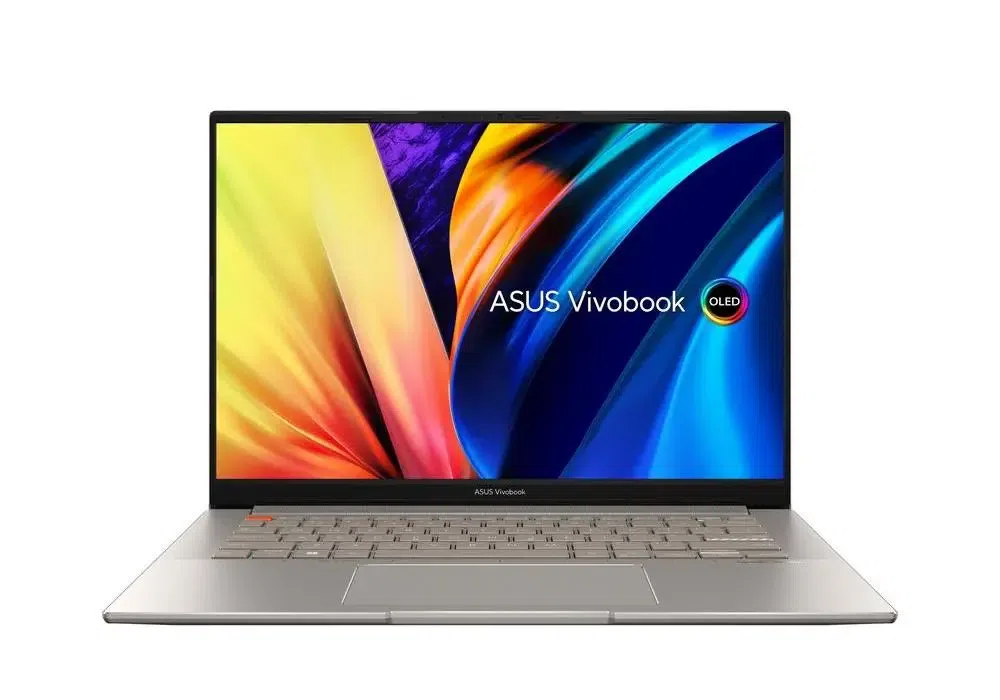 Laptop 14,5" ASUS Vivobook S 14X OLED S5402ZA, Sandy Grey, Intel Core i5-12500H, 16GB/512GB, Fără SO
