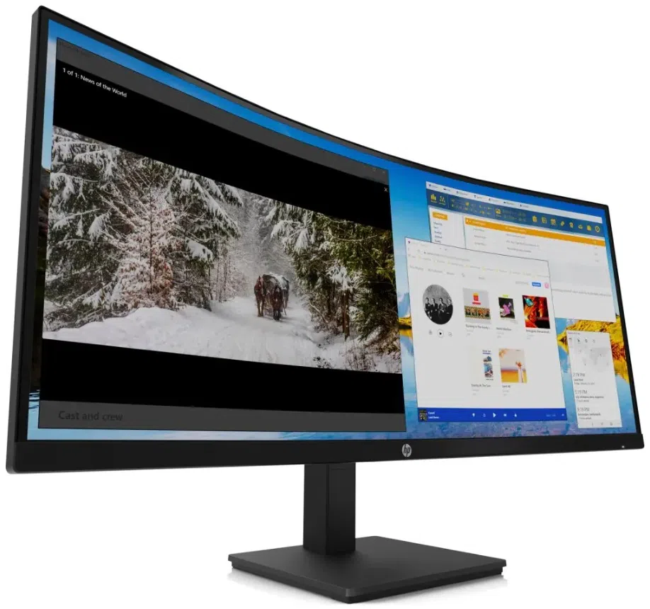 Monitor Hp M34d Curved Black (3B1W4AA) 2