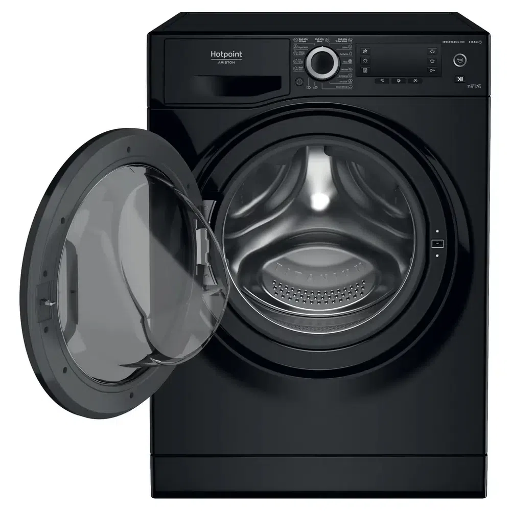 Стирально-сушильная машина Hotpoint-Ariston NDD 11725 BDA EE, 11кг, Чёрный 3