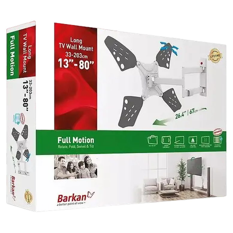 Suport pentru televizor Barkan 3400LW, Alb 3