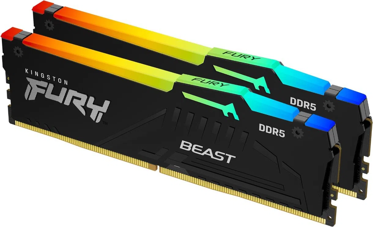 Оперативная память Kingston Fury Beast 32Gb DDR5-6000MHz Kit (KF560C40BBAK2-32) 2