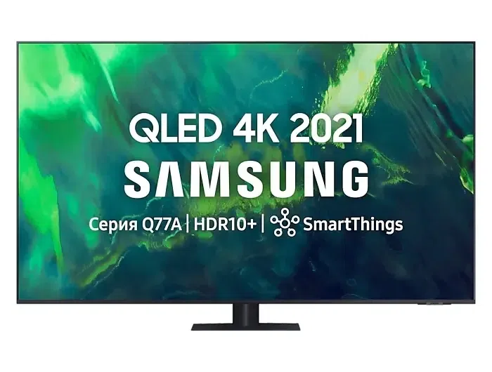85" Televizor LED SMART Samsung QE85Q77AAUXUA, 3840 x 2160, Tizen, Negru