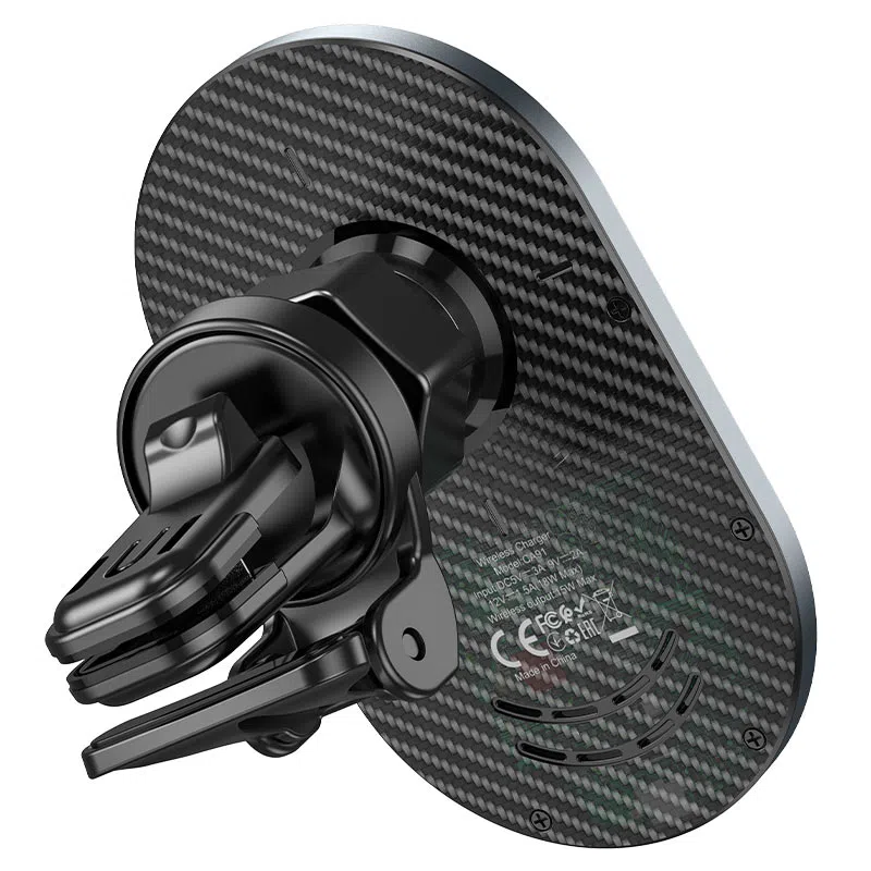 HOCO CA91 Magic magnetic wireless fast charging car holder Gray 5