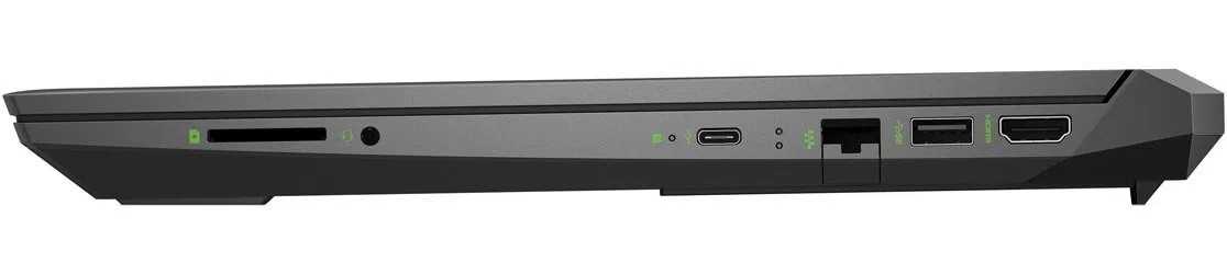 Laptop Hp Pavilion Gaming 15 Shadow Black with Acid Green Pattern (4E865EA) 5
